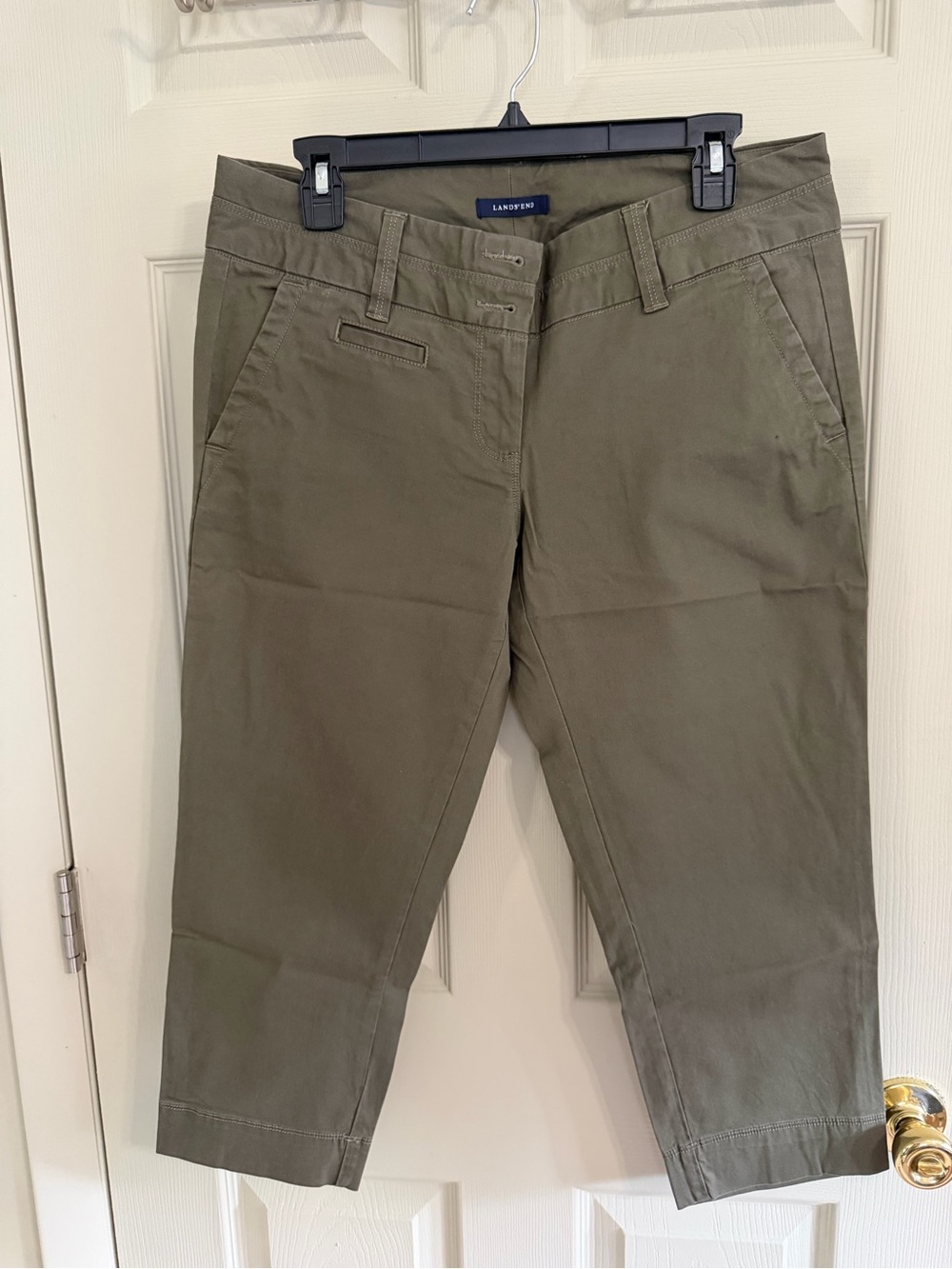 Lands End Chino/Khaki Style Capris